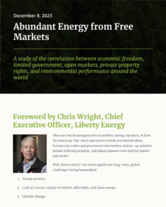 Abundant Energy from Free Markets